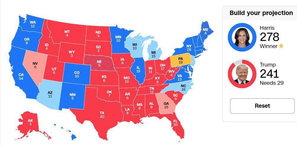 پیش‌بینی خبرساز CNN از نتیجه انتخابات آمریکا